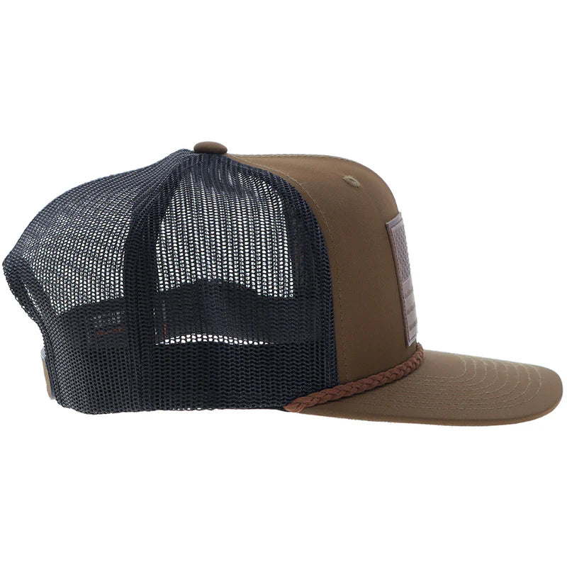 Hooey - "Liberty Roper" Brown/Black w/Leather Patch