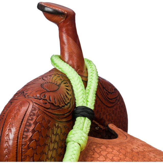 CLEARANCE - Tough1 Braided Quirt - Neon Green