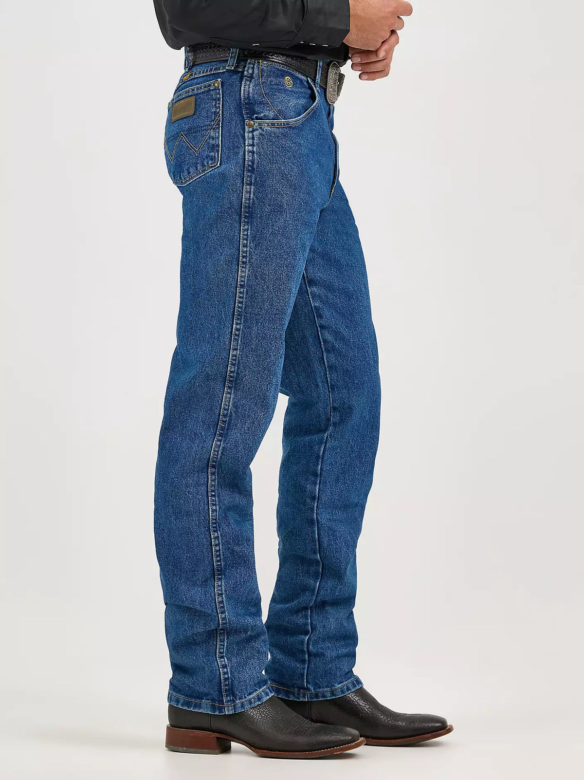 Men's Wrangler® George Strait Cowboy Cut® Relaxed - heavyweight stone denim