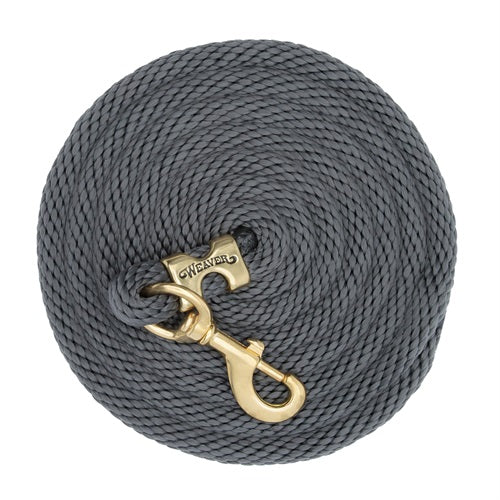 Weaver Equine Poly Lead Rope - 10 ft - Graphite