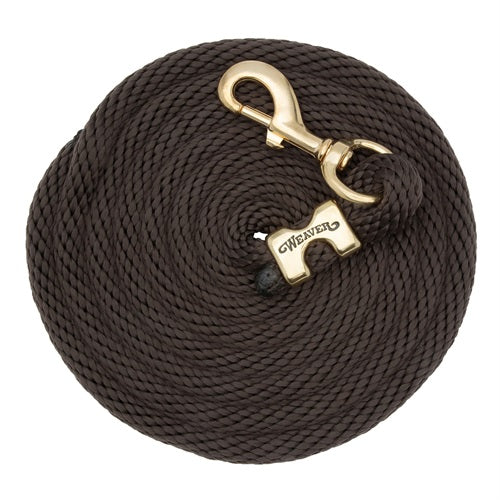 Weaver Equine Poly Lead Rope - 10 ft - Brown