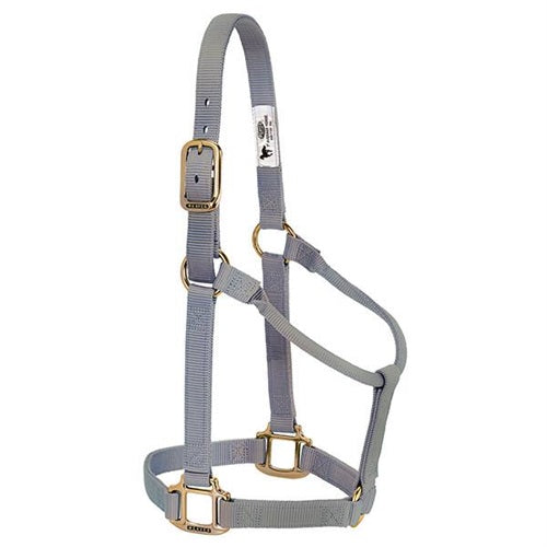 Weaver Original Nylon Adjustable Chin and Throat Snap Halter, 1" - Graphite