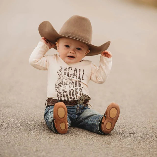 CLEARANCE - Shea Boy Call The Thing Rodeo Graphic Long Sleeve Shirt