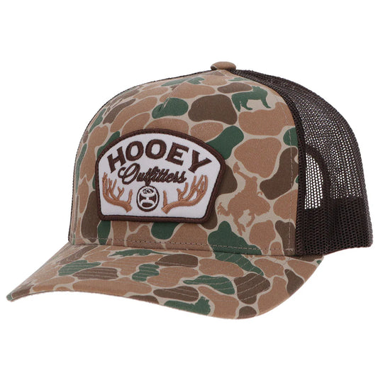 Hooey - "Outfitters" Hooey Hat Camo/Brown w/Patch