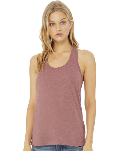 Momma Z´s Jersey Racerback Tank Top - Heather Mauve w/ White