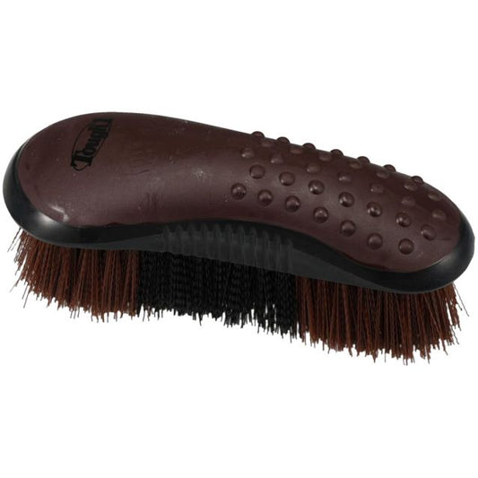 Tough 1 Great Grip Stiff Brush - Brown