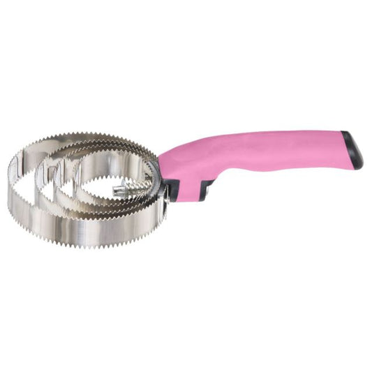 Tough 1 Great Grip Spring Curry Comb - Pink