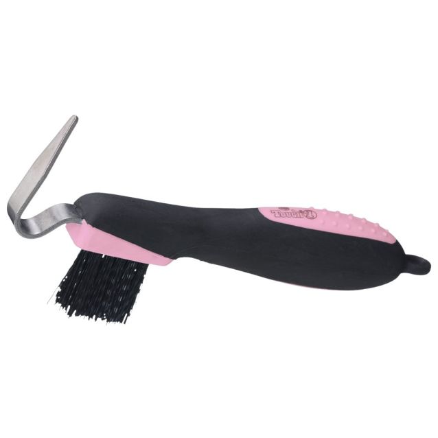 Tough 1 Great Grip Hoof Pick Brush - Pink