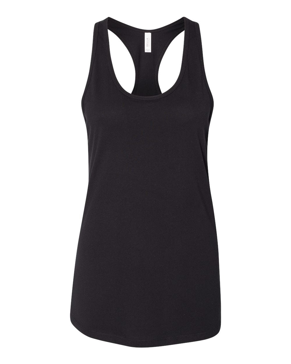 Momma Z´s Jersey Racerback Tank Top - Black w/ White