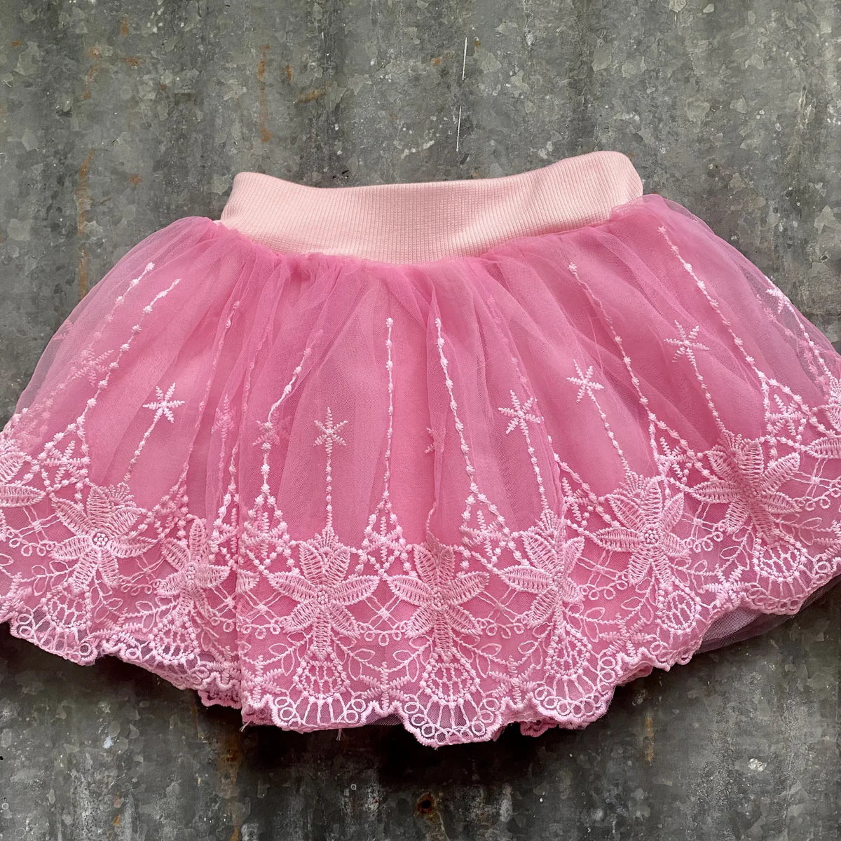 CLEARANCE - Shea Baby - Girls - Pink Chiffon Skirt