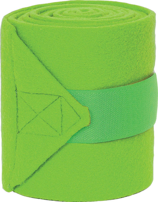 Mustang Manufacturing Polo Wraps - Set of 4 - Lime