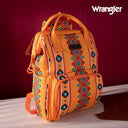 Wrangler Allover Wrangler Aztec Printed Callie Backpack - Mustard