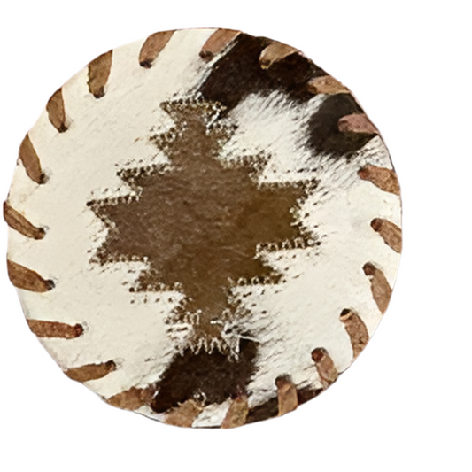 Cowhide Coaster - Mesa