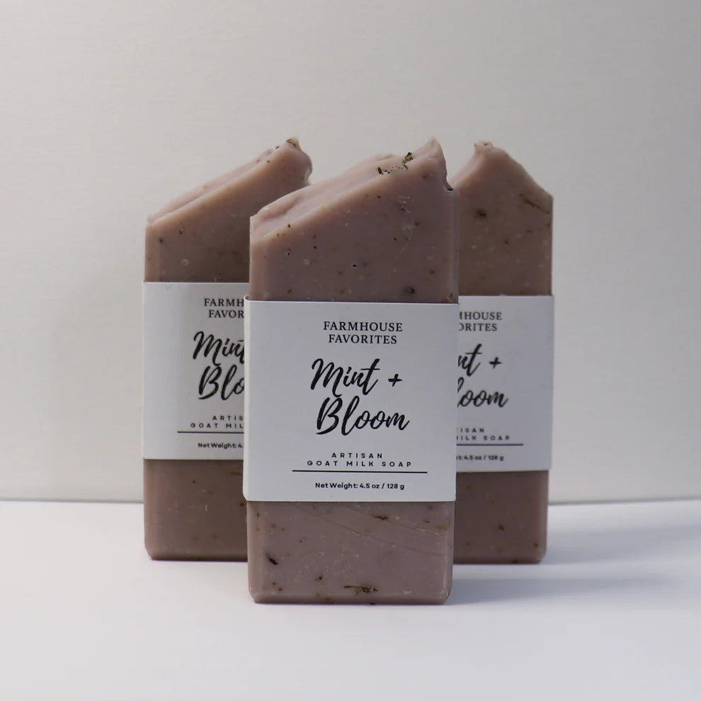 Farm House Favorites Artisan Goat Milk Soap - Mint Bloom