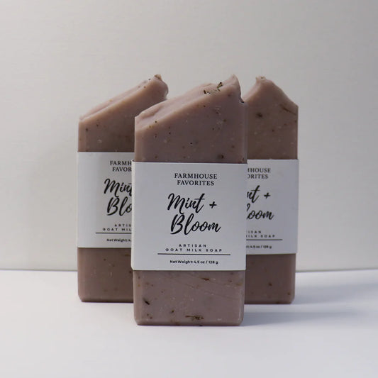 Farm House Favorites Artisan Goat Milk Soap - Mint Bloom