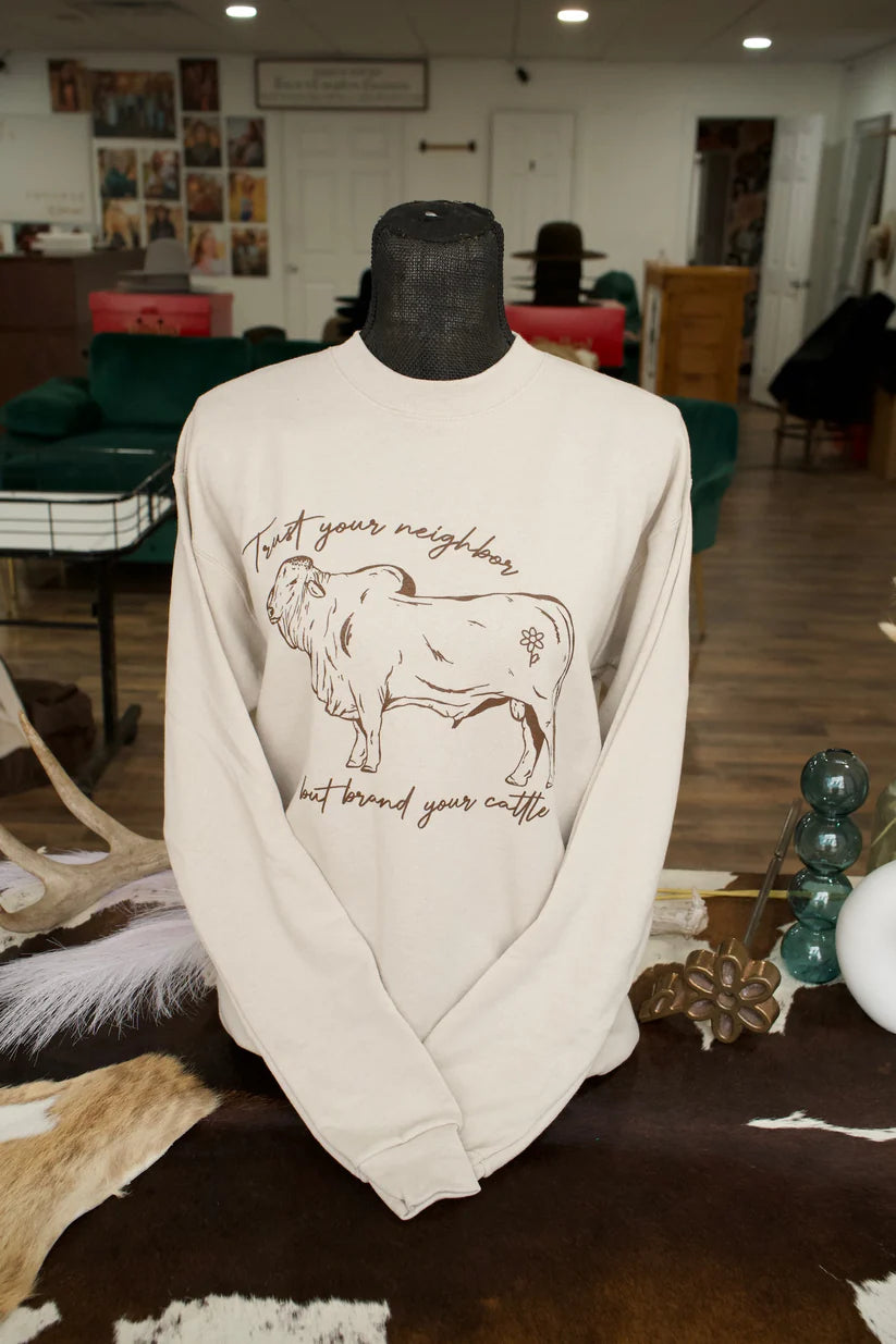 CLEARANCE - DIYDC "Brand Your Cattle" Crewneck