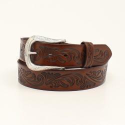 Ariat Ladies Belt Floral Embossed Brown