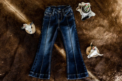 CC Toddler Girls Trouser Jean Dark Wash