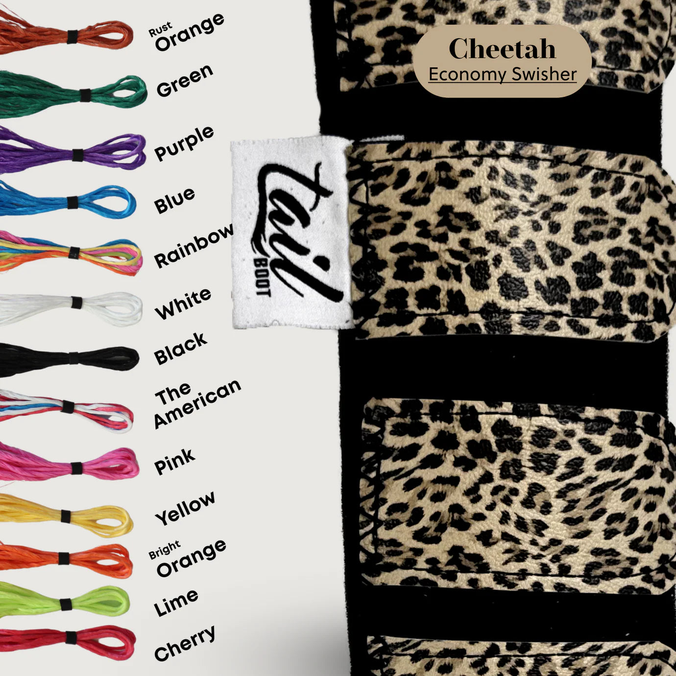 The Tail Boot- Cheetah - BOOT ONLY