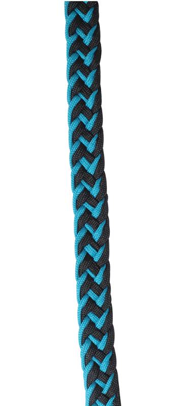 Professional Choice Braided Barrel Reins - Teal/Black