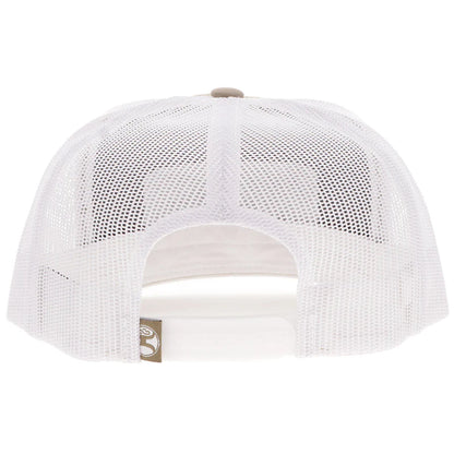 Hooey - "Loop" Hat Tan & White w/ Rectangle Patch