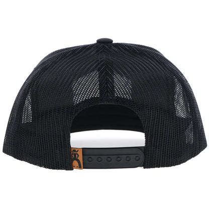 Hooey - "Ranchero" Punchy Hat Black w/Multi Color Patch