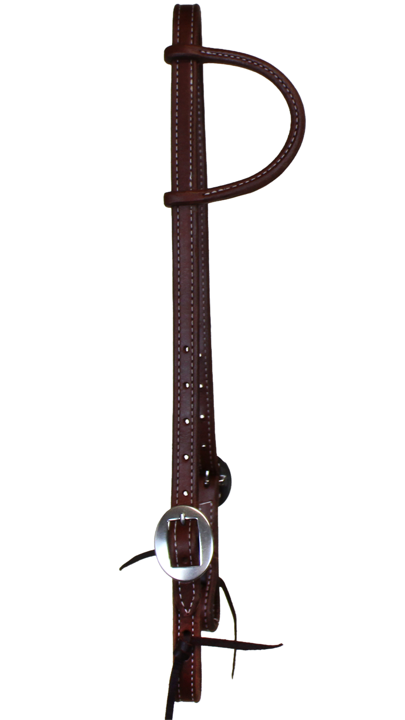 Slip Ear-  Doubled &  Stitched; SS; Leather Ties