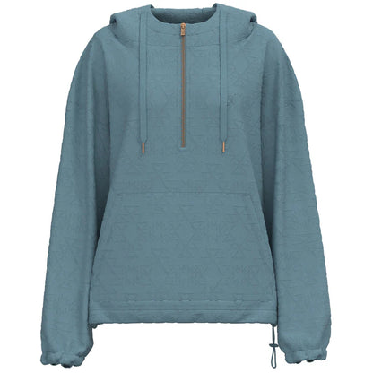 Womenś - Hooey  "Mazatlan" Quarter Zip Hoodie in Blue