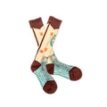 CLEARANCE - Lucky Chuck - Lucky Shit Kickers Performance Boot Socks - Tan/Brown
