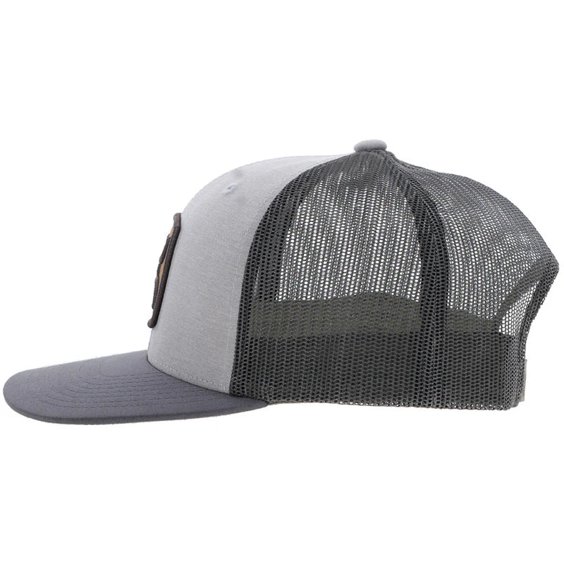 Hooey - "Zenith" Hat Grey w/Brown Hooey Logo