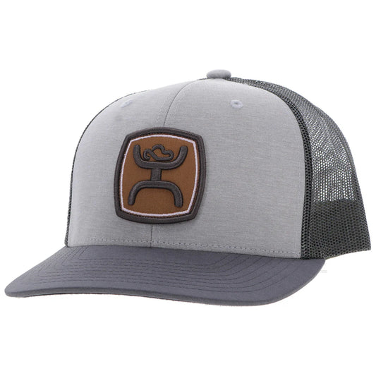 Hooey - "Zenith" Hat Grey w/Brown Hooey Logo