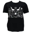 Hooey Graphic T-Shirt - "Round Up" Black w/White Rodeo Logo