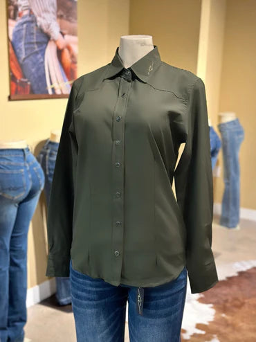 OLIVE CC Western Long Sleeve