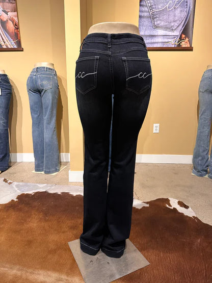 CC Western Carrissa Classic Jean - DARK Wash