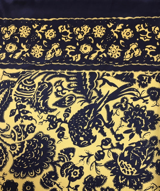 Wyoming Traders Wild Rags (34.5 x 34.5 in) - Royal #11 Satin Silk Scarf