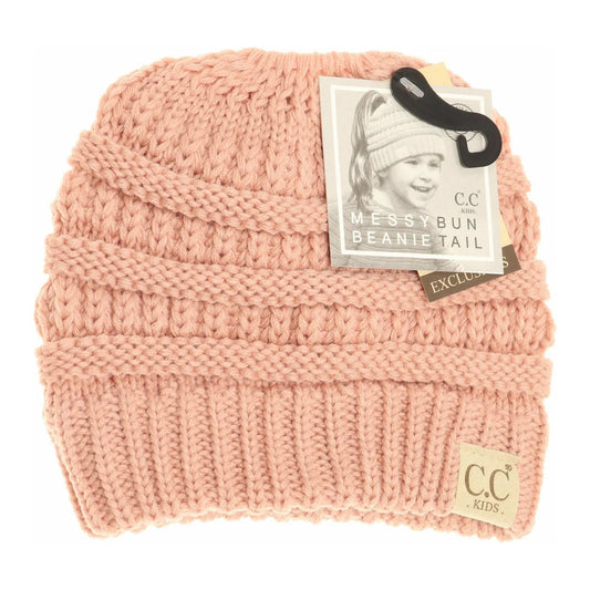 CLEARANCE - C.C KIDS Multi Tone CC Beanie Tail - Indi Pink