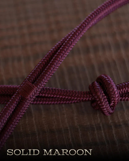 Redemption Rope Halters- Solid Maroon