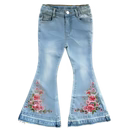 Shea Baby Floral Boot Flare Denim Jeans