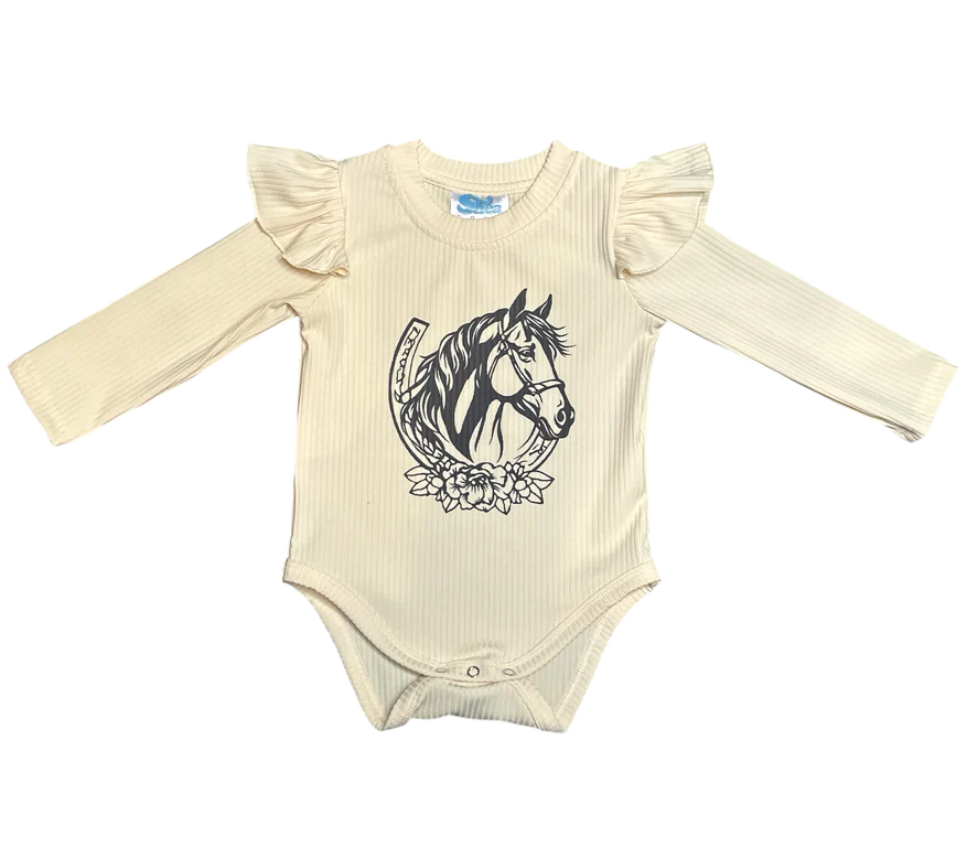 CLEARANCE - Shea Baby - Girls- Horseshoe LS