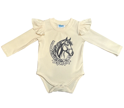 CLEARANCE - Shea Baby - Girls- Horseshoe LS