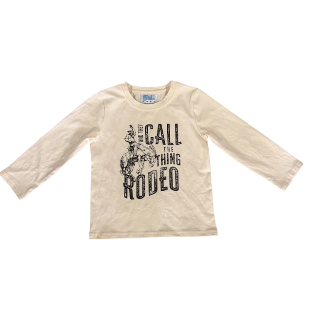 CLEARANCE - Shea Boy Call The Thing Rodeo Graphic Long Sleeve Shirt