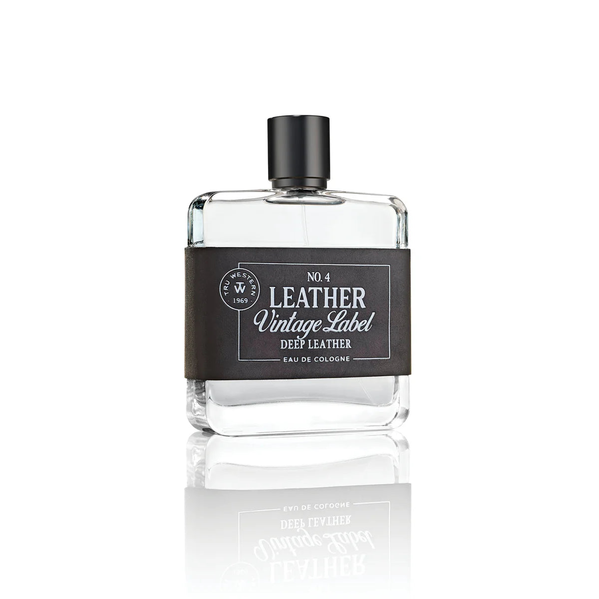 No. 4 Leather Vintage Label Deep Leather Cologne