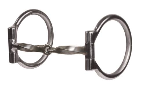 Professional Choice Equisential  D-Ring Slow Twist Snaffle Bit