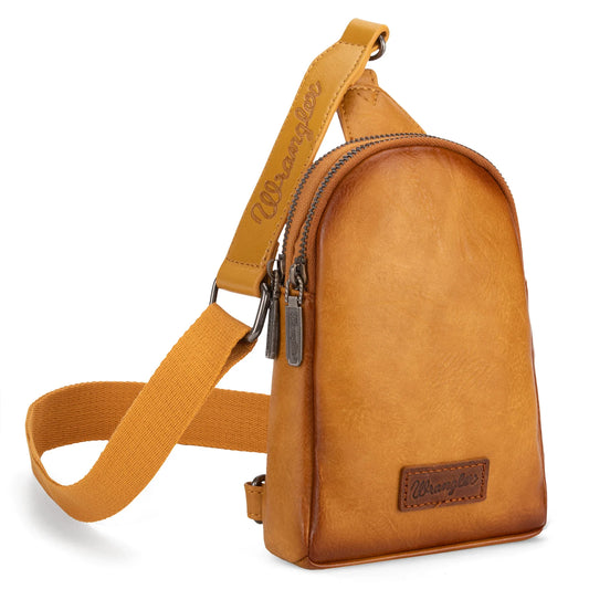 Wrangler Ladies Sling Bag/Crossbody/Chest Bag - Mustard