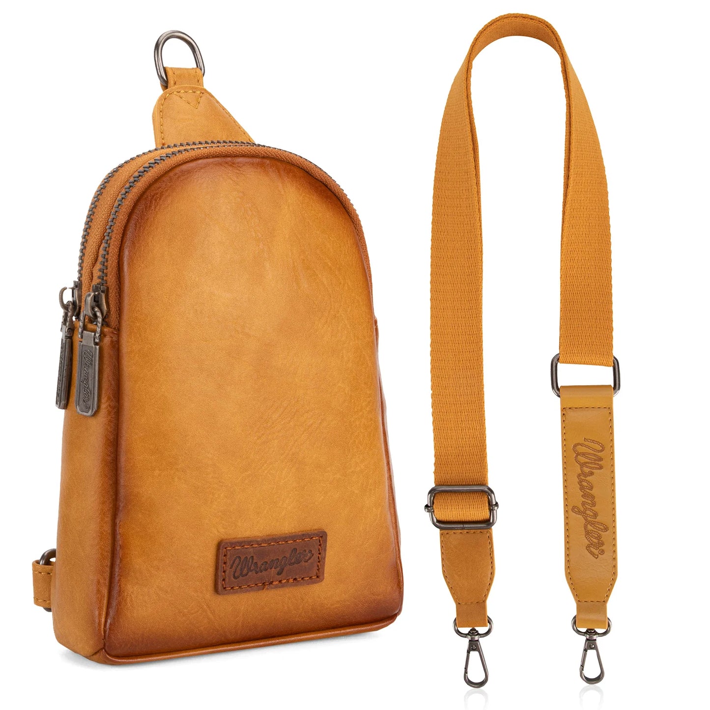 Wrangler Ladies Sling Bag/Crossbody/Chest Bag - Mustard