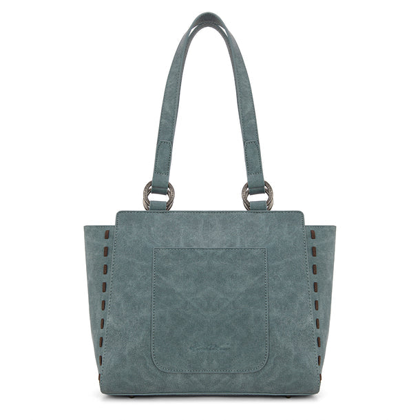 Montana West Embroidered Tote Bag - Jean