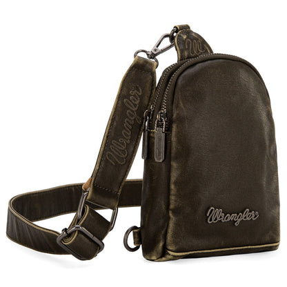 Wrangler Ladies Sling Bag/Crossbody/Chest Bag - Green