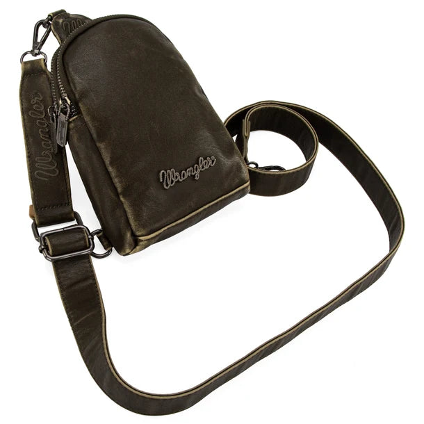 Wrangler Ladies Sling Bag/Crossbody/Chest Bag - Green
