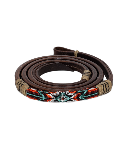 Leather Beaded Over Under - C