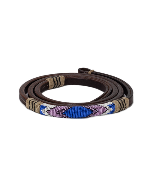 Leather Beaded Over Under - I